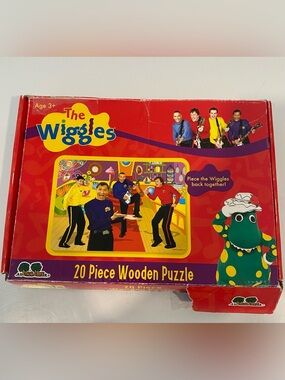 The Wiggles 20 Piece Wooden Puzzle Tree Toys 2008 Complete Preschool Kids Toy